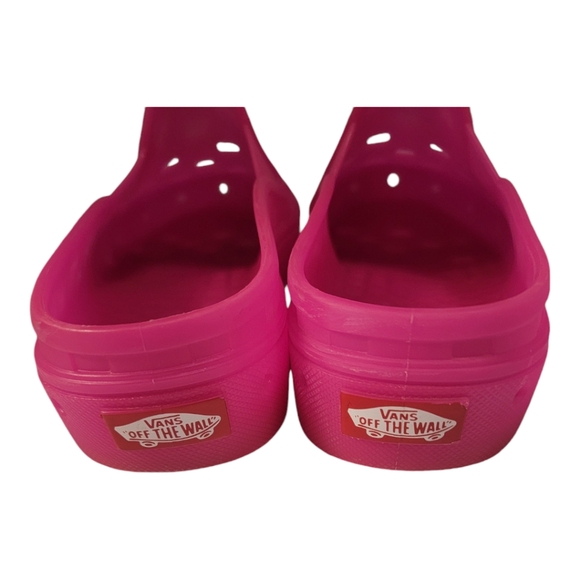 Vans Slip-On Mule TRK Hot Pink Sneakers Water Shoe Sandals 2023 Sz 7-EUC - Picture 6 of 7